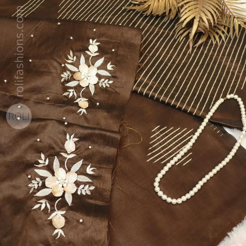 Gingerbread Brown Saree