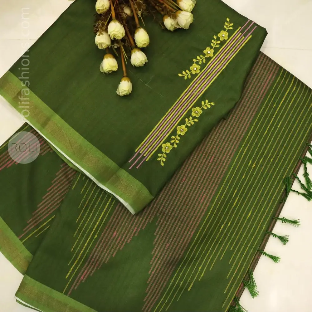 Rich deep forest green with a beautiful earthy elegance.