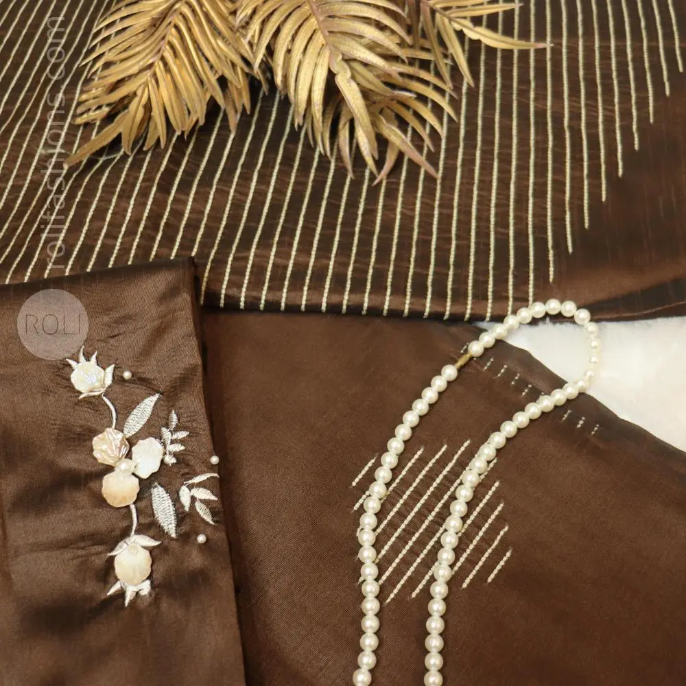 Gingerbread Brown Saree