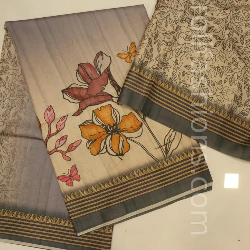 Slate grey and half white