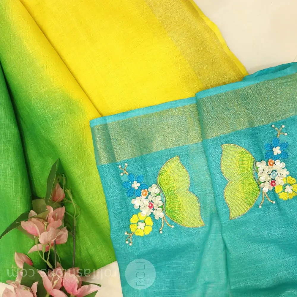 yellow Green and blue colours
