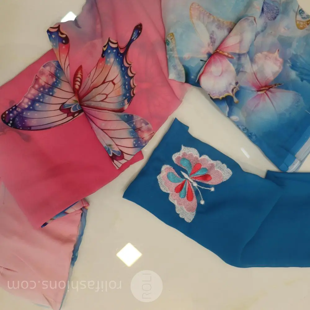 Pink and blue shades in gradient