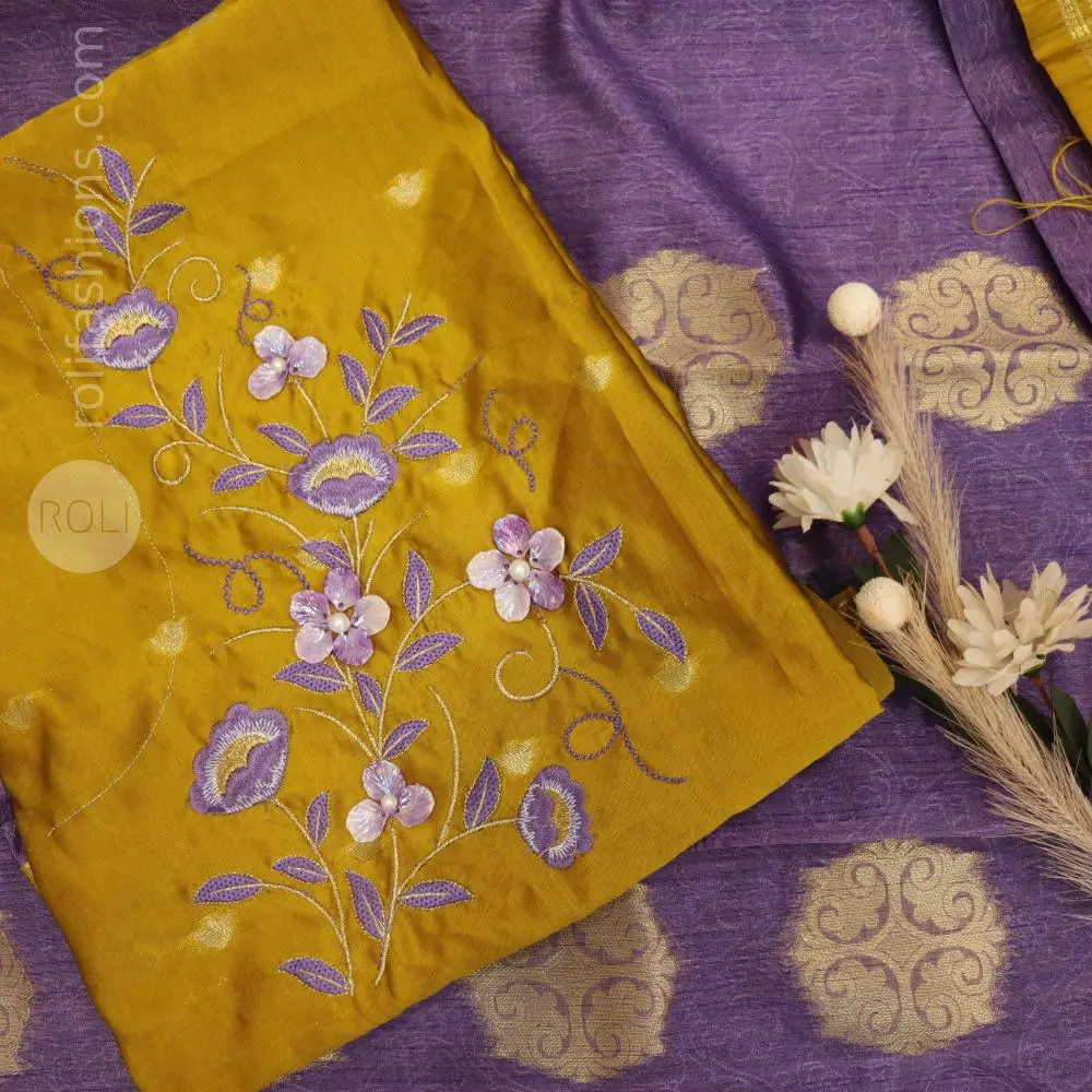 Purple and gold