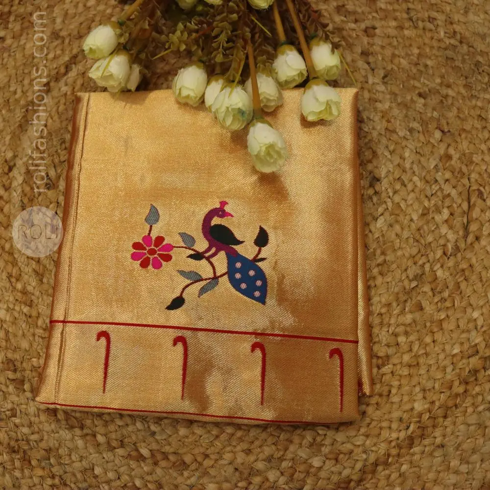 Graceful peacocks, blooming flowers and heritage motifs