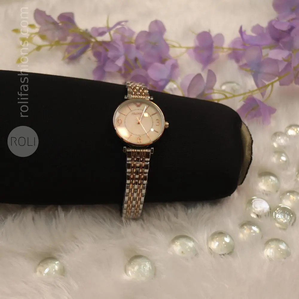 Rose Gold Party Wear Watch