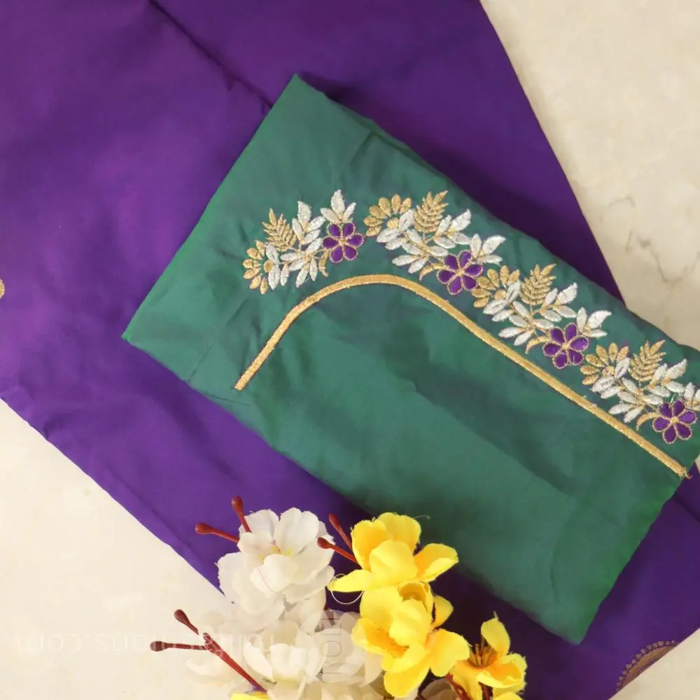 Royal Purple and Forest Green