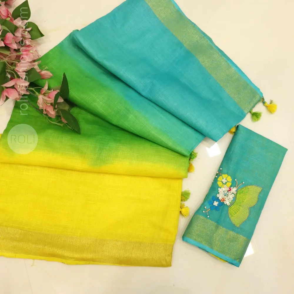 yellow Green and blue colours