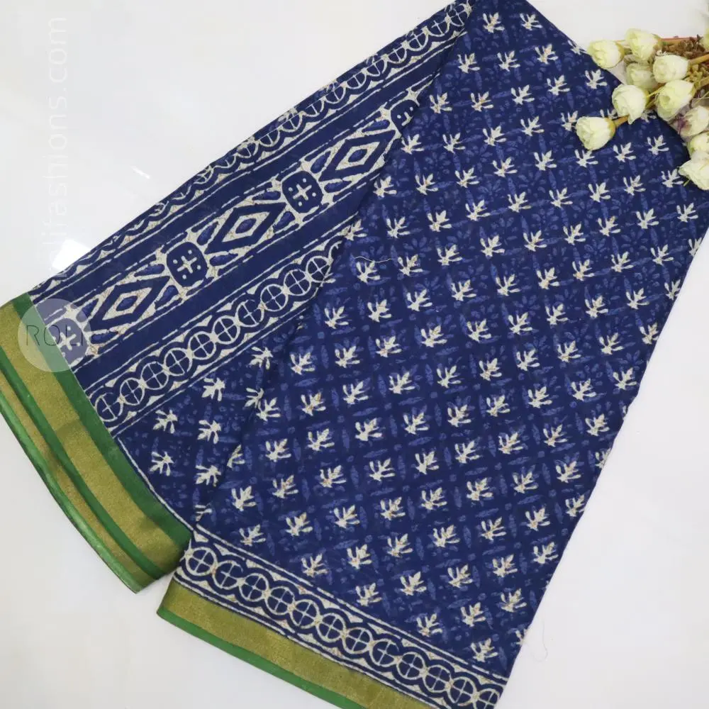 With leaf green border