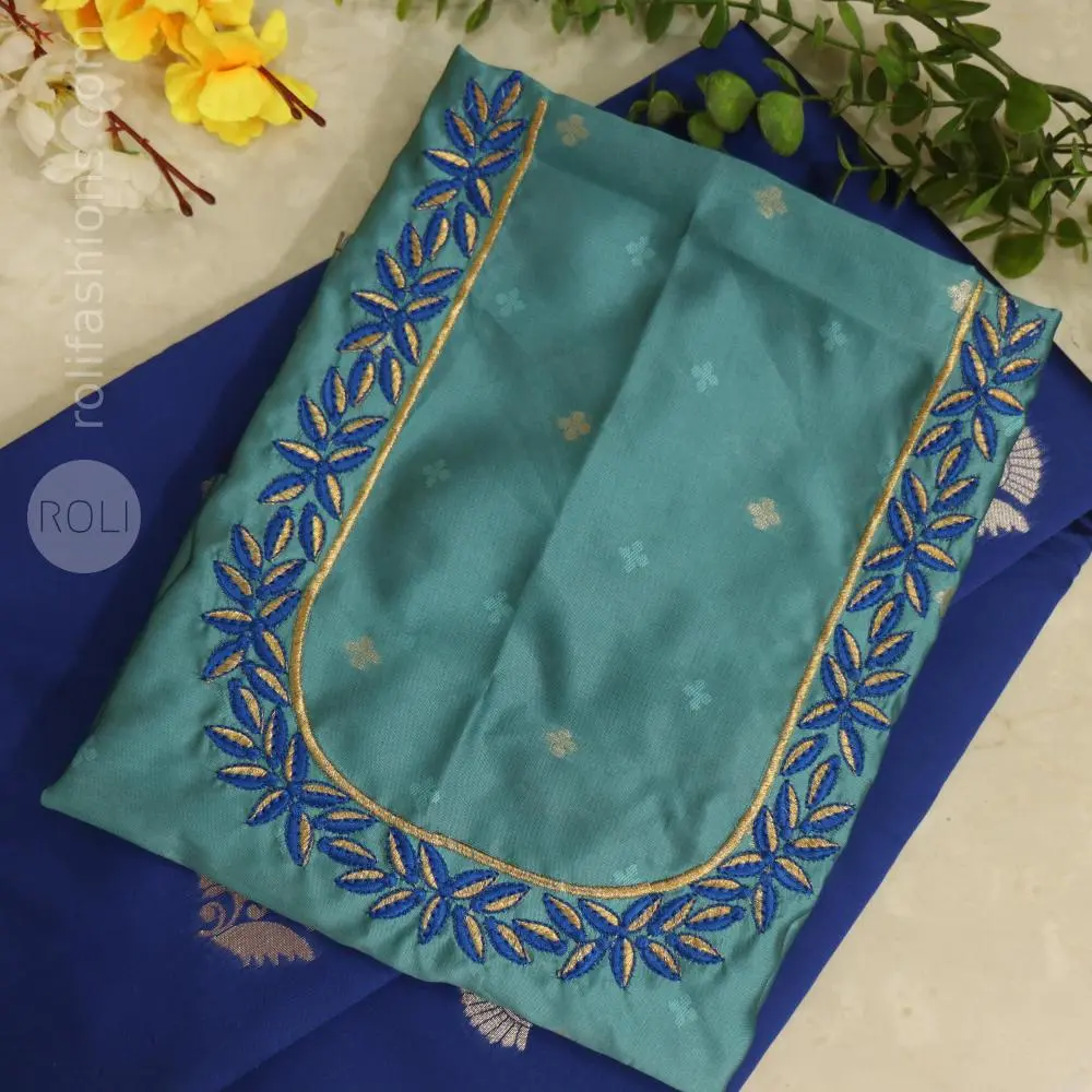 Nevy with pastel blue border