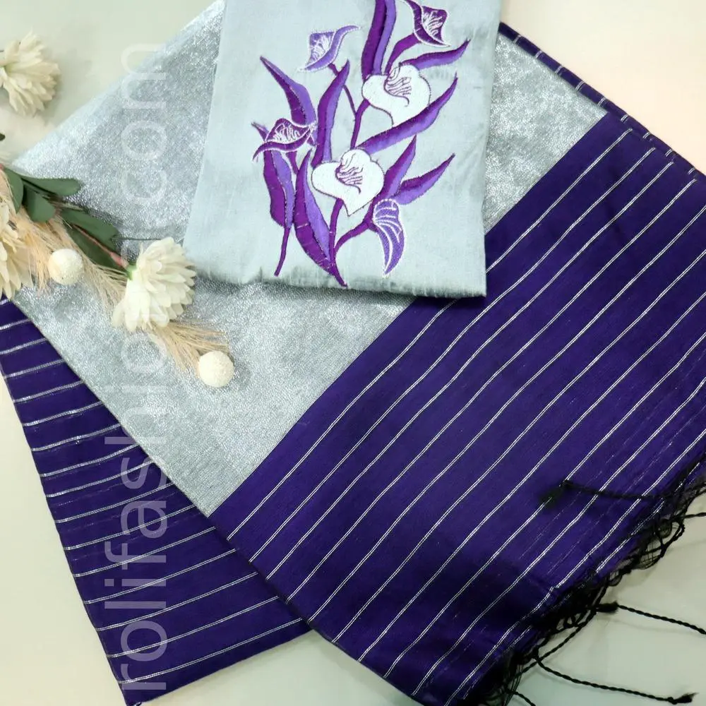 Purple and Grey