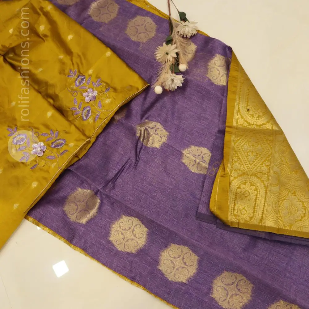 Purple and gold