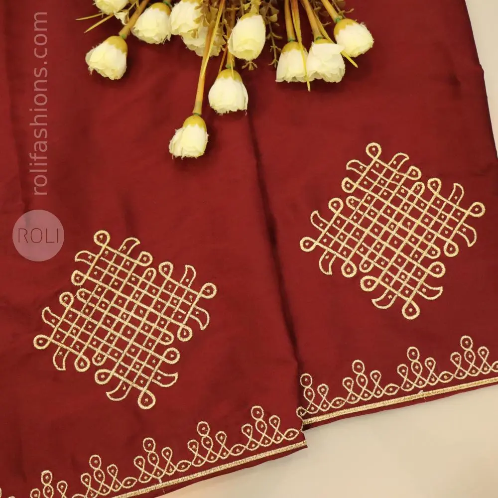 Rich deep and luxurious Maroon 