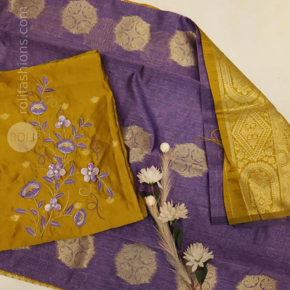 Purple and gold