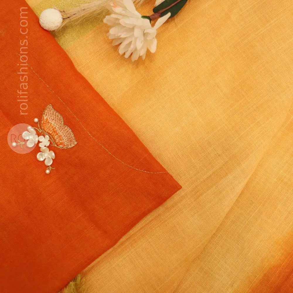 Orange and beige colours