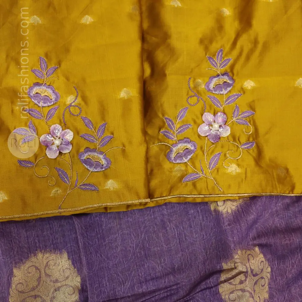 Purple and gold