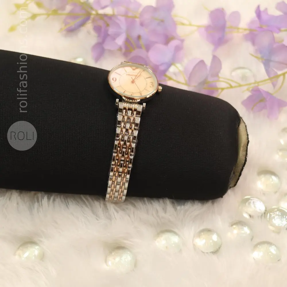 Rose Gold Party Wear Watch