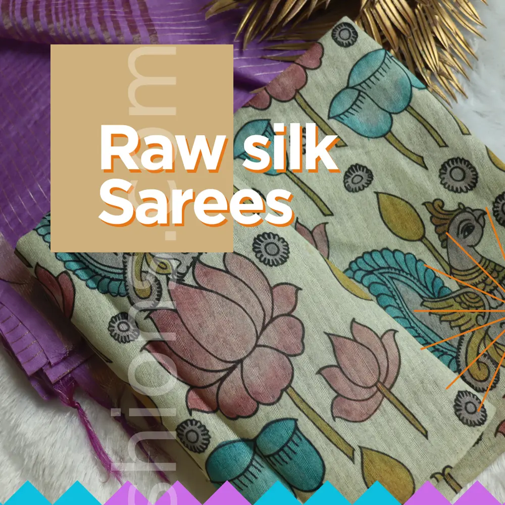 Raw silk sarees