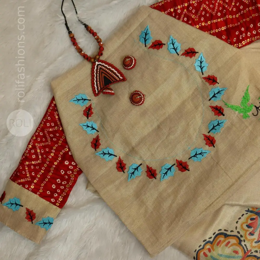 Half white angelic saree