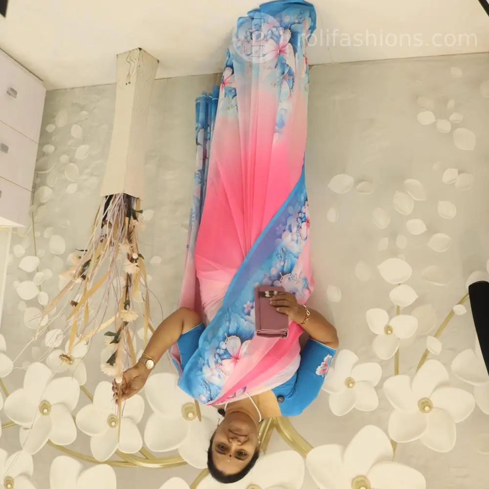 Pink and blue shades in gradient