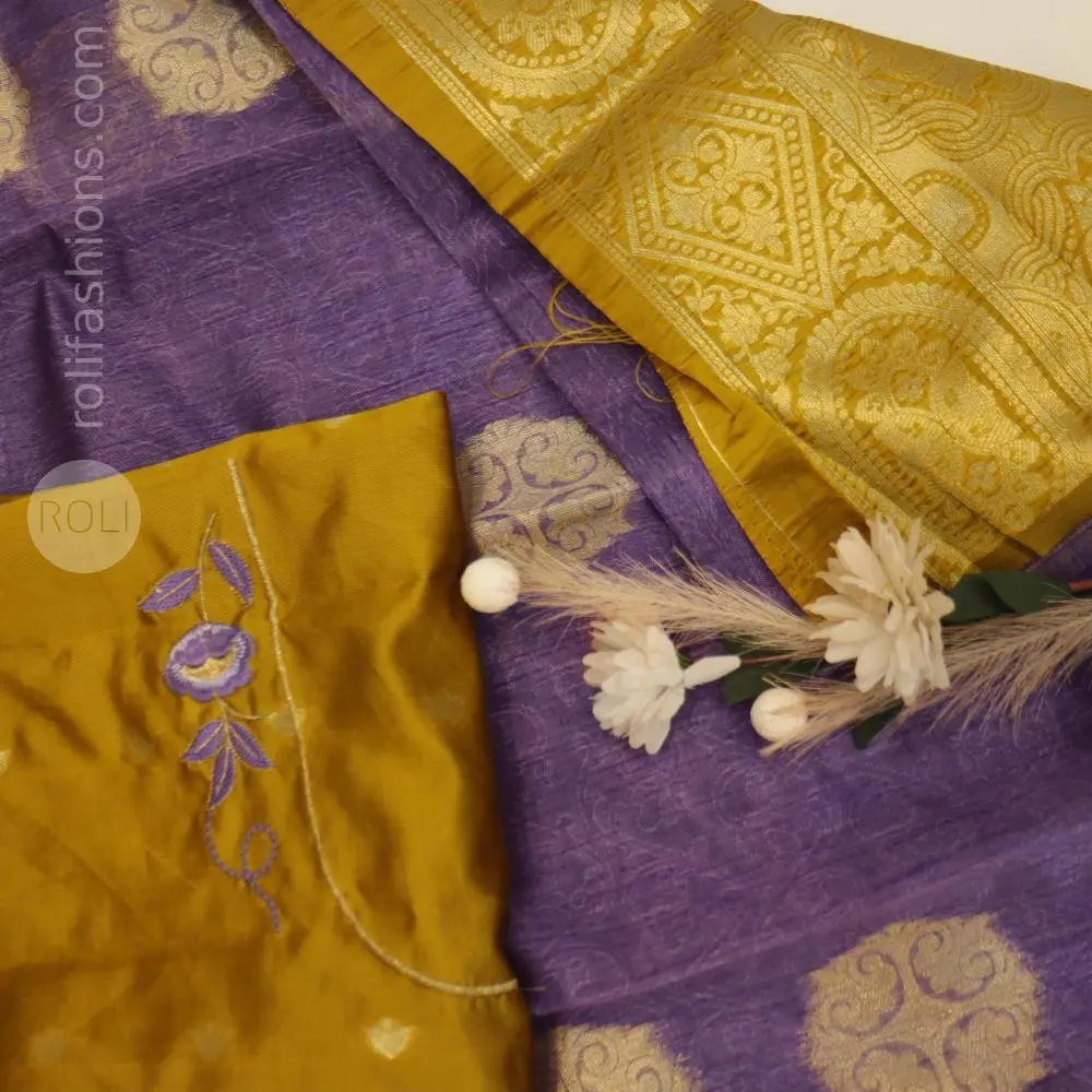 Purple and gold
