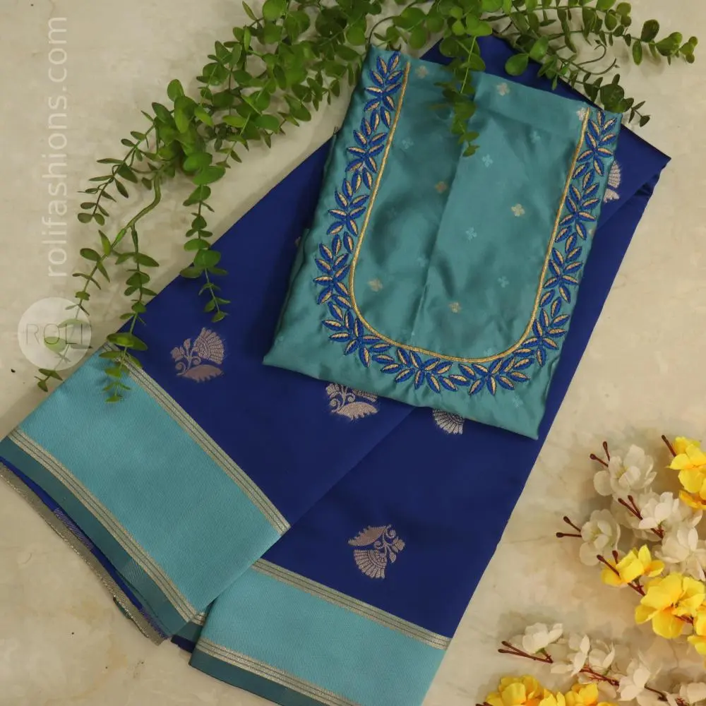 Nevy with pastel blue border